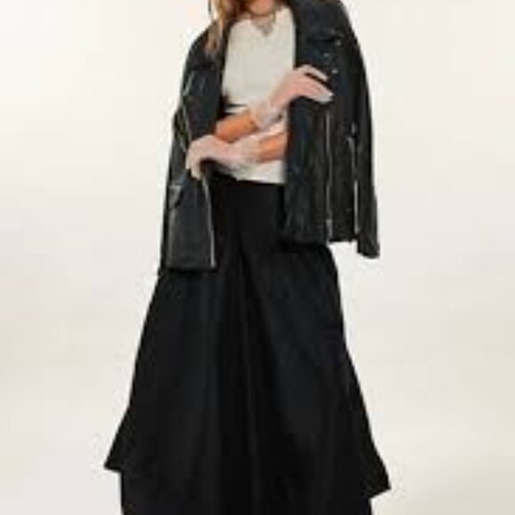 Free People Emery Drop-Waist Midi Skirt NWT * - Picture 1 of 6